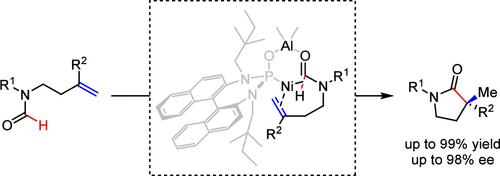 南开大学叶萌春课题组发表突破性研究：镍铝协同催化实现含有手性α-季碳的γ-内酰胺的对映选择性合成