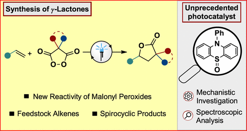 【JACS】德国明斯特大学F. Glorius：吩噻嗪亚砜作为活性光催化剂用于γ-内酯的合成